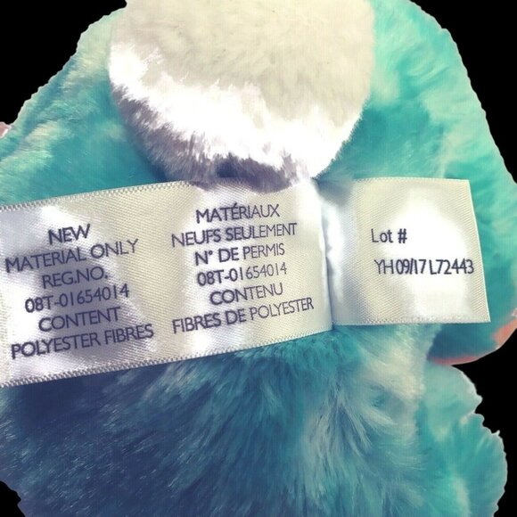 Animal Adventure Easter Bunny Rabbit 13" Blue White Tie-dye Easter Spring 2018 - Picture 8 of 8